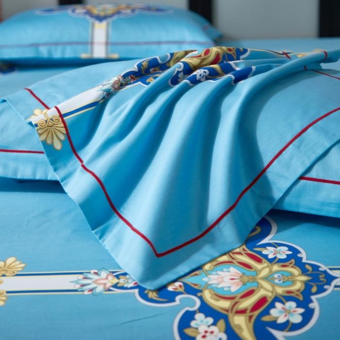 91家纺网 家纺一手货源 找家纺 雲归梦 2020新款13372全棉大版四件套第二批 盛世国风