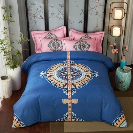 雲归梦 2020新款13372全棉大版四件套第二批 盛世年华