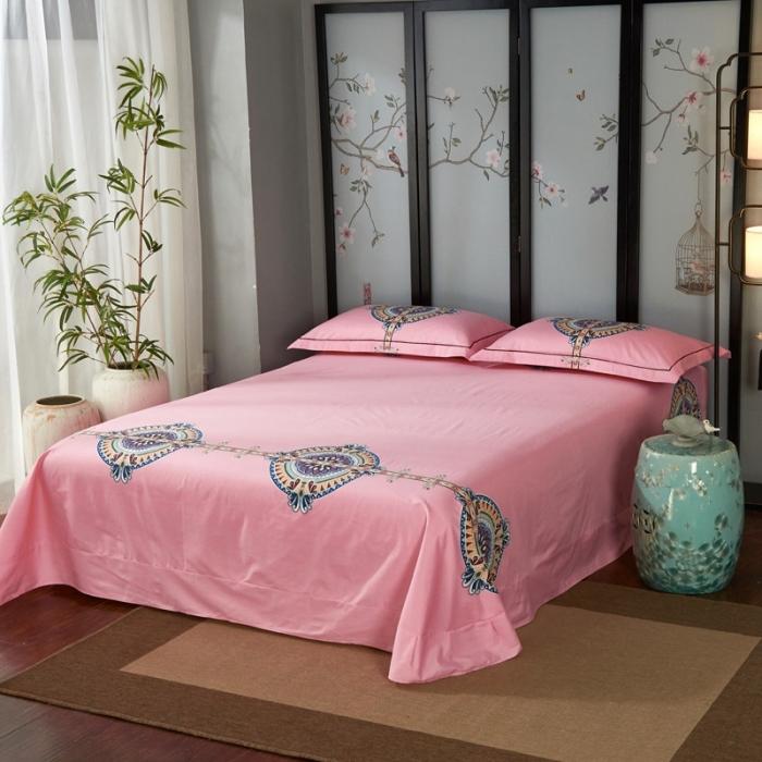 91家纺网 家纺一手货源 找家纺 雲归梦 2020新款13372全棉大版四件套第二批 盛世年华