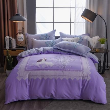 91家纺网 家纺一手货源 找家纺 （总2）雲归梦 2020新款13372全棉大版四件套第二批