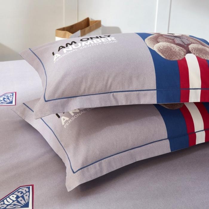 91家纺网 家纺一手货源 找家纺 雲归梦 2020新款13372全棉大版四件套第二批 可爱熊