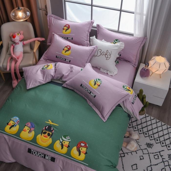 91家纺网 家纺一手货源 找家纺 雲归梦 2020新款13372全棉大版四件套第二批 社会鸭