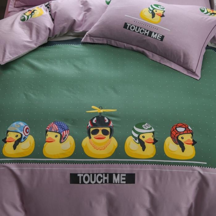 91家纺网 家纺一手货源 找家纺 雲归梦 2020新款13372全棉大版四件套第二批 社会鸭