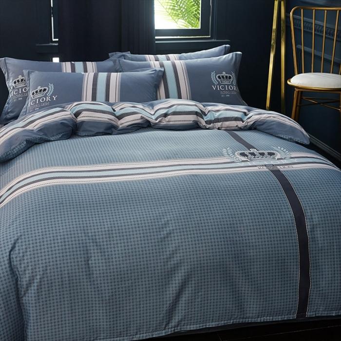 91家纺网 家纺一手货源 找家纺 雲归梦 2020新款13372全棉大版四件套第二批 简单生活