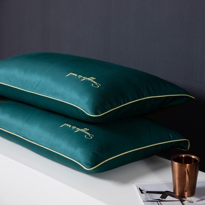 91家纺网 家纺一手货源 找家纺 莱福仕家纺 2024   莫代尔刺绣系列夏被黛绿