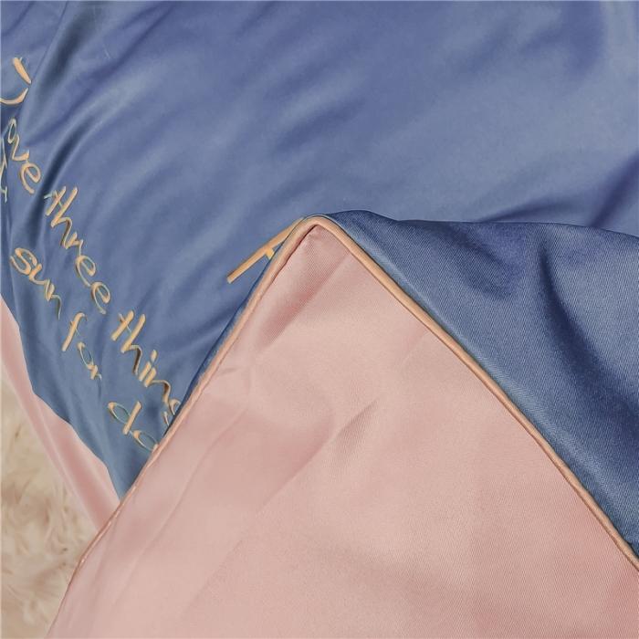 91家纺网 家纺一手货源 找家纺 （总）润缦 2020新款水洗真丝四件套双拼系列