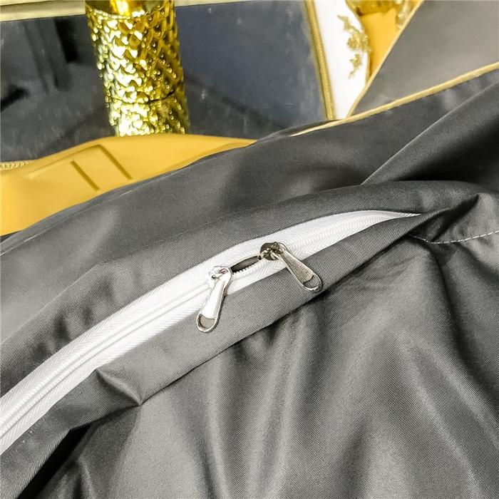 91家纺网 家纺一手货源 找家纺 润缦 2020新款水洗真丝四件套双拼系列 姜黄+绅士灰