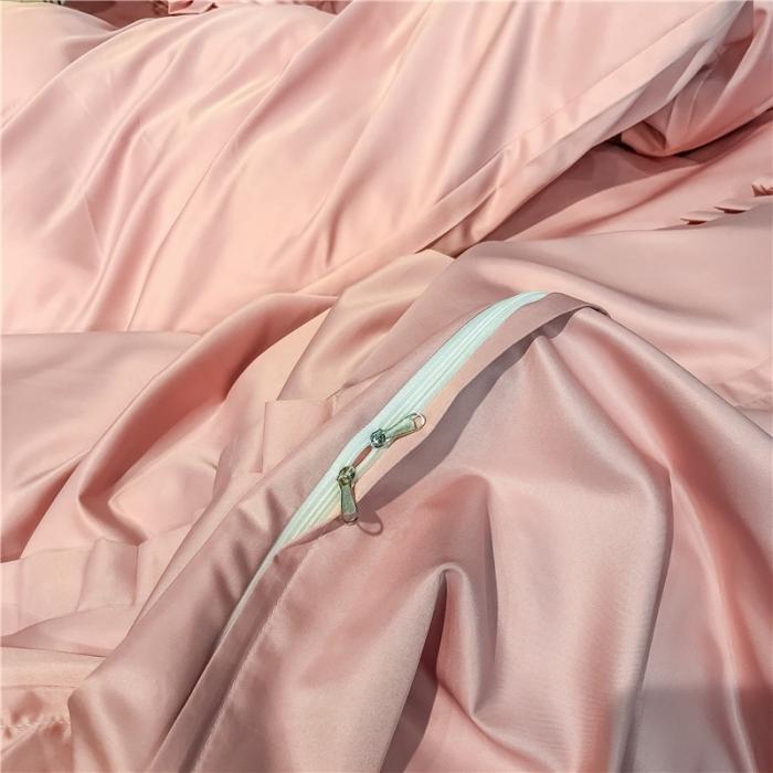 91家纺网 家纺一手货源 找家纺 （总）润缦 2020新款水洗真丝四件套爱心系列