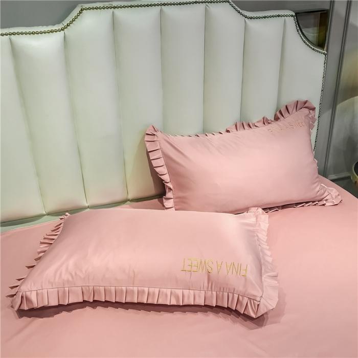 91家纺网 家纺一手货源 找家纺 （总）润缦 2020新款水洗真丝四件套爱心系列