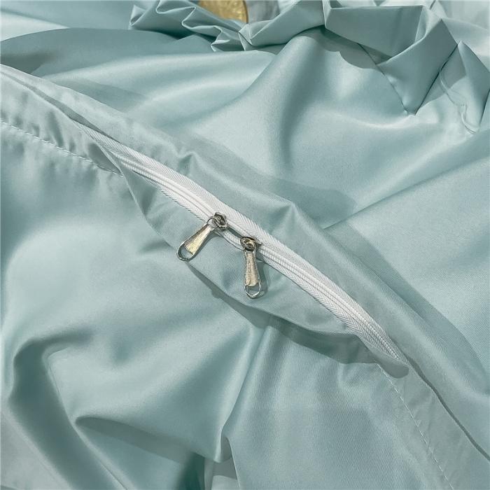 91家纺网 家纺一手货源 找家纺 润缦 2020新款水洗真丝四件套爱心系列 爱心-梵星兰