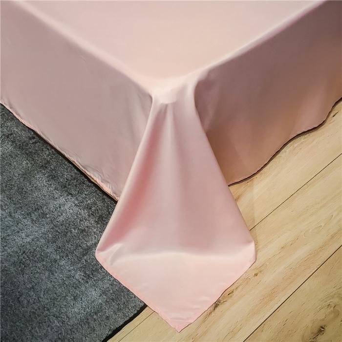 91家纺网 家纺一手货源 找家纺 润缦 2020新款水洗真丝四件套爱心系列 爱心-玫瑰粉