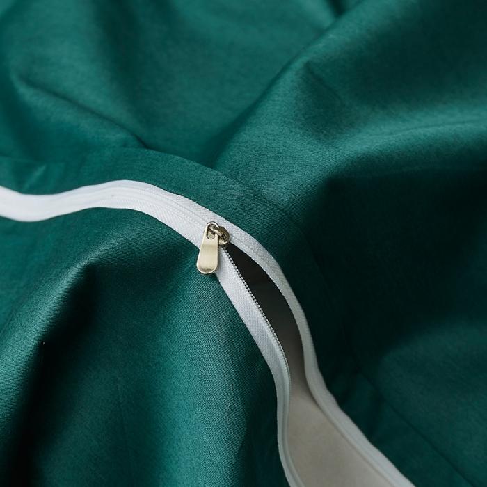 91家纺网 家纺一手货源 找家纺 安妮 2020新款水洗真丝凯茜四件套 墨绿