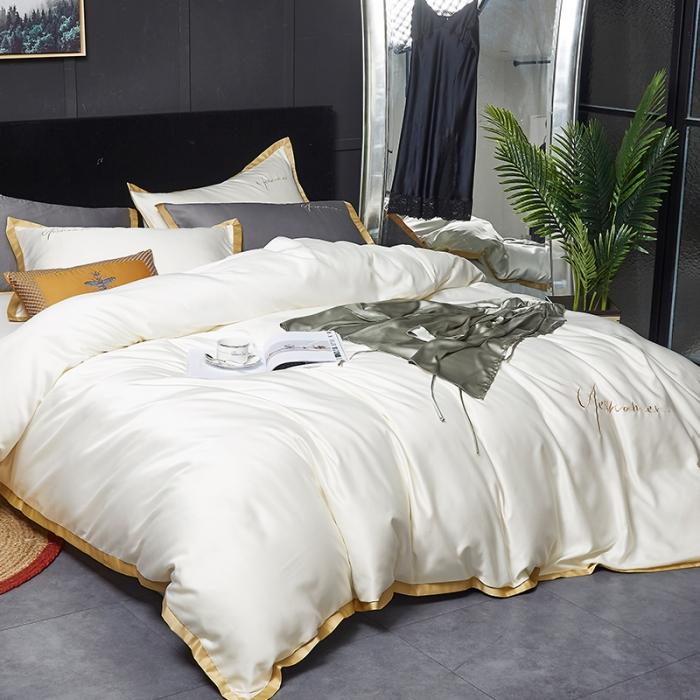 91家纺网 家纺一手货源 找家纺 （总）安妮 2020新款水洗真丝凯茜四件套