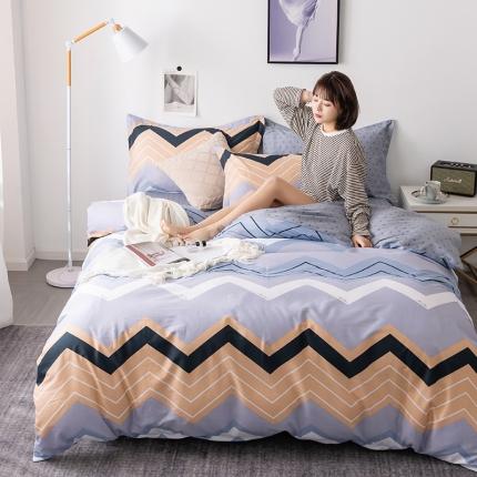 91家纺网 家纺一手货源 找家纺 （总）芃成 2020新款12868全棉四件套