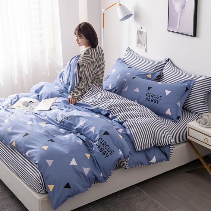 91家纺网 家纺一手货源 找家纺 芃成 2020新款12868全棉四件套 爱巢