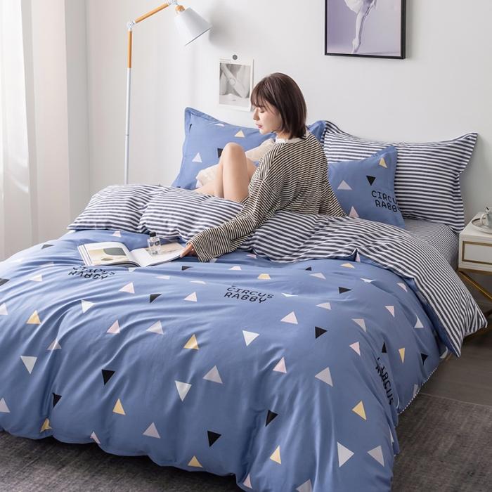 91家纺网 家纺一手货源 找家纺 芃成 2020新款12868全棉四件套 爱巢