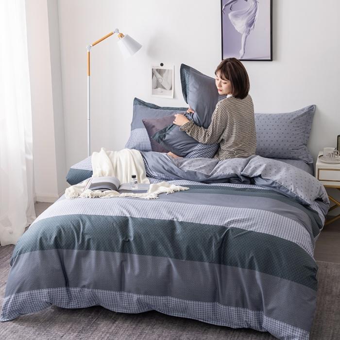 91家纺网 家纺一手货源 找家纺 芃成 2020新款12868全棉四件套 安蒂亚