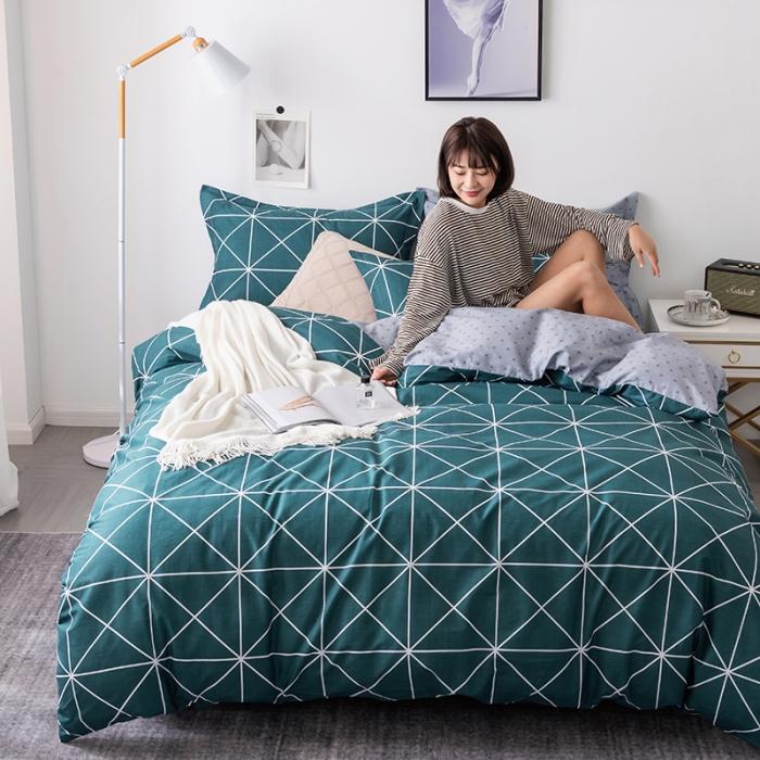 91家纺网 家纺一手货源 找家纺 芃成 2020新款12868全棉四件套 城市心情