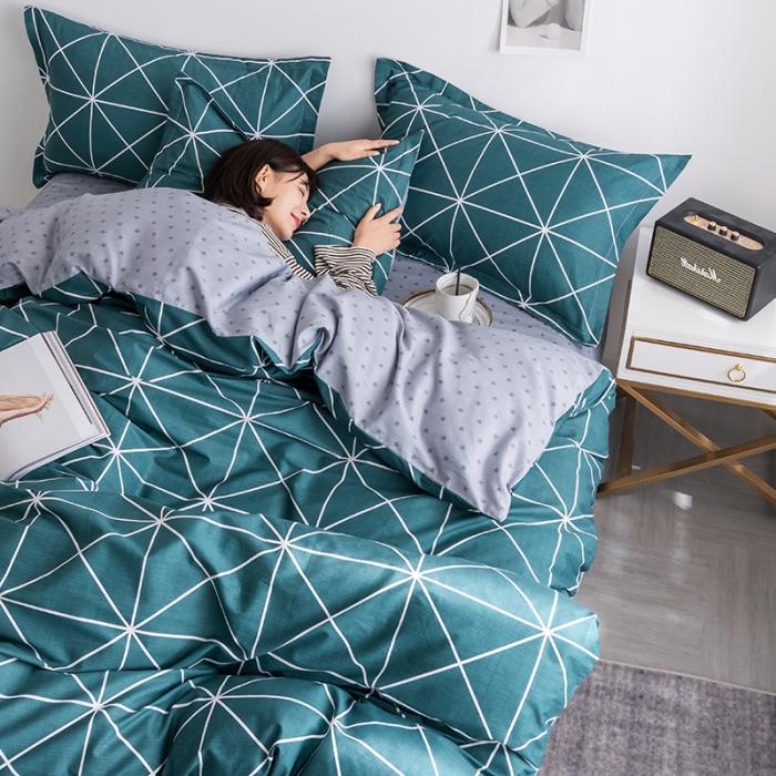 91家纺网 家纺一手货源 找家纺 芃成 2020新款12868全棉四件套 城市心情