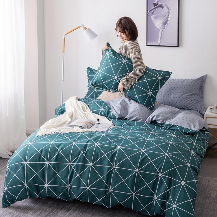 91家纺网 家纺一手货源 找家纺 芃成 2020新款12868全棉四件套 城市心情