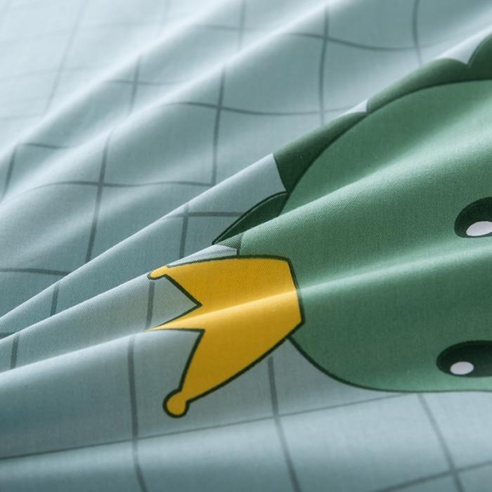 91家纺网 家纺一手货源 找家纺 芃成 2020新款12868全棉四件套 动漫恐龙