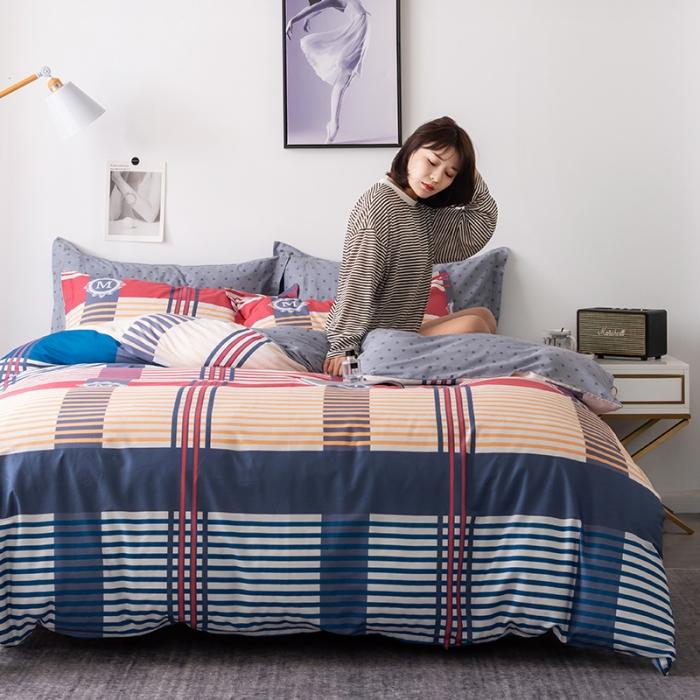 91家纺网 家纺一手货源 找家纺 芃成 2020新款12868全棉四件套 风情驿站