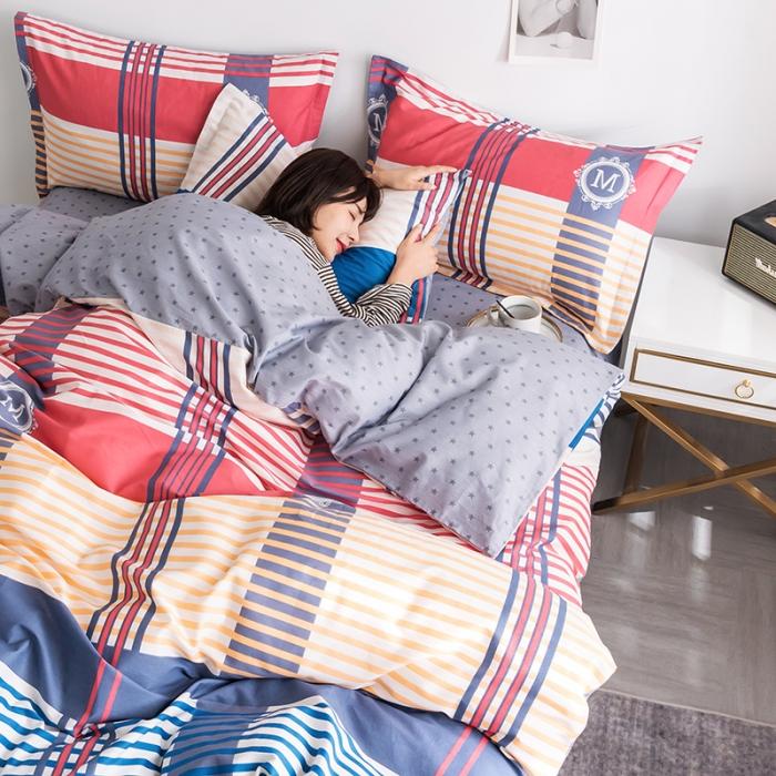 91家纺网 家纺一手货源 找家纺 芃成 2020新款12868全棉四件套 风情驿站