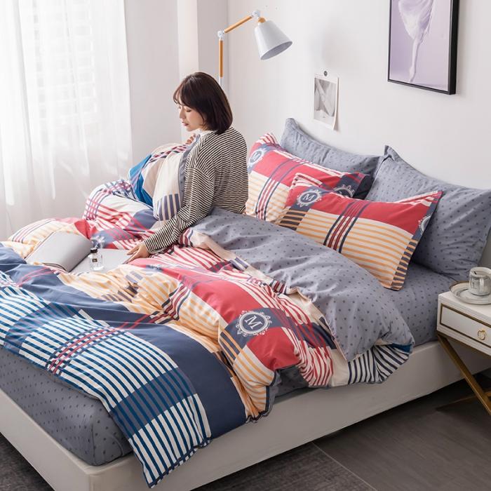 91家纺网 家纺一手货源 找家纺 芃成 2020新款12868全棉四件套 风情驿站