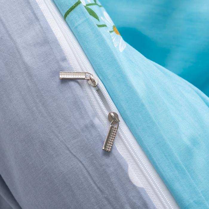 91家纺网 家纺一手货源 找家纺 芃成 2020新款12868全棉四件套 花香清新-蓝