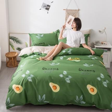 芃成 2020新款12868全棉四件套 牛油果