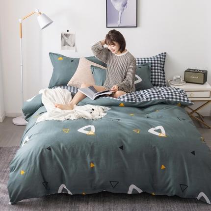 芃成 2020新款12868全棉四件套 英伦时尚