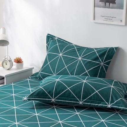 91家纺网 家纺一手货源 找家纺 芃成 2020新款12868全棉单枕套一只 城市心情