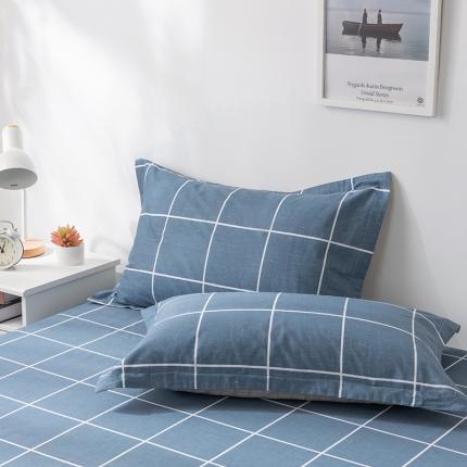 91家纺网 家纺一手货源 找家纺 芃成 2020新款12868全棉单枕套一只 简约格调