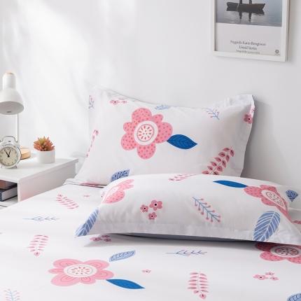 91家纺网 家纺一手货源 找家纺 芃成 2020新款12868全棉单枕套一只 夏末之晨