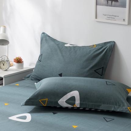 91家纺网 家纺一手货源 找家纺 芃成 2020新款12868全棉单枕套一只 英伦时尚