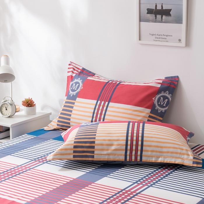 91家纺网 家纺一手货源 找家纺 芃成 2020新款12868全棉单枕套一只 风情驿站