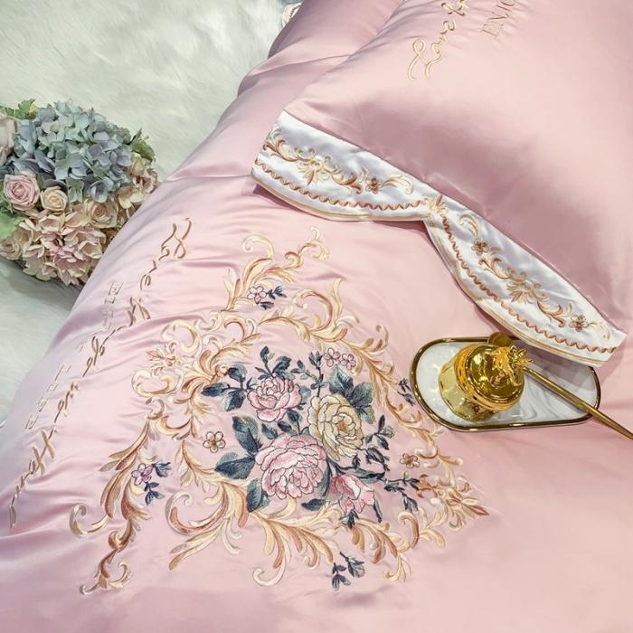 91家纺网 家纺一手货源 找家纺 （总）安妮 2020新款双面水洗真丝贡缎四件套