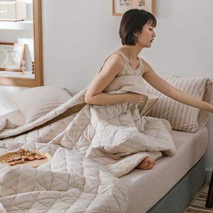 91家纺网 家纺一手货源 找家纺 （总）尚品本色 2023新款尚品本色针织棉夏被