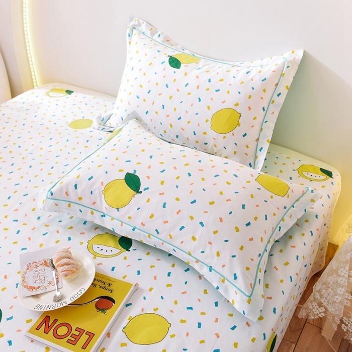 91家纺网 家纺一手货源 找家纺 甜之梦 2025新款13372单品枕套一只 柠檬茶