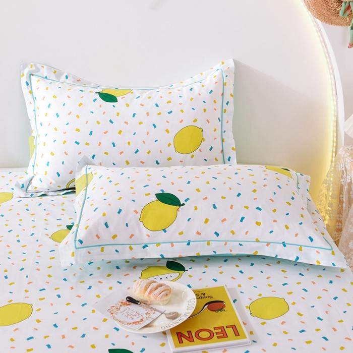 91家纺网 家纺一手货源 找家纺 甜之梦 2025新款13372单品枕套一只 柠檬茶