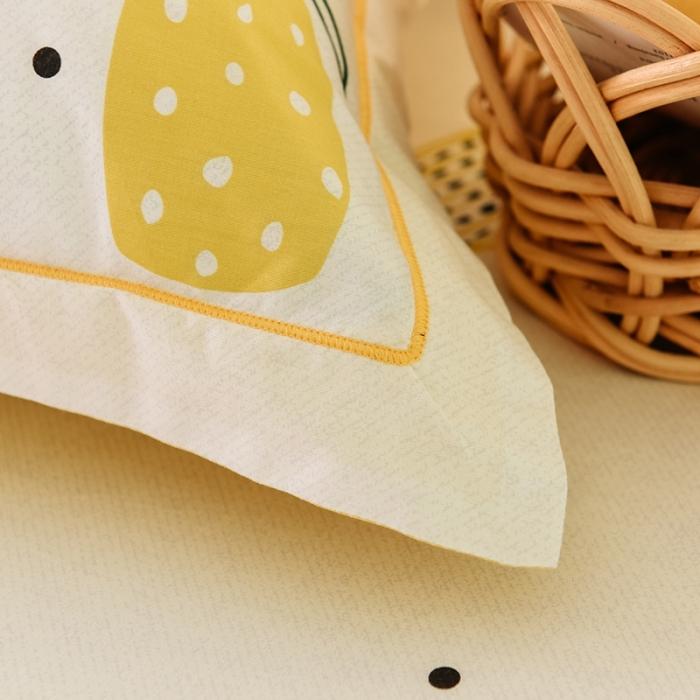 91家纺网 家纺一手货源 找家纺 甜之梦 2025新款13372单品枕套一只 菠萝物语