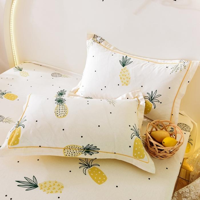 91家纺网 家纺一手货源 找家纺 甜之梦 2025新款13372单品枕套一只 菠萝物语