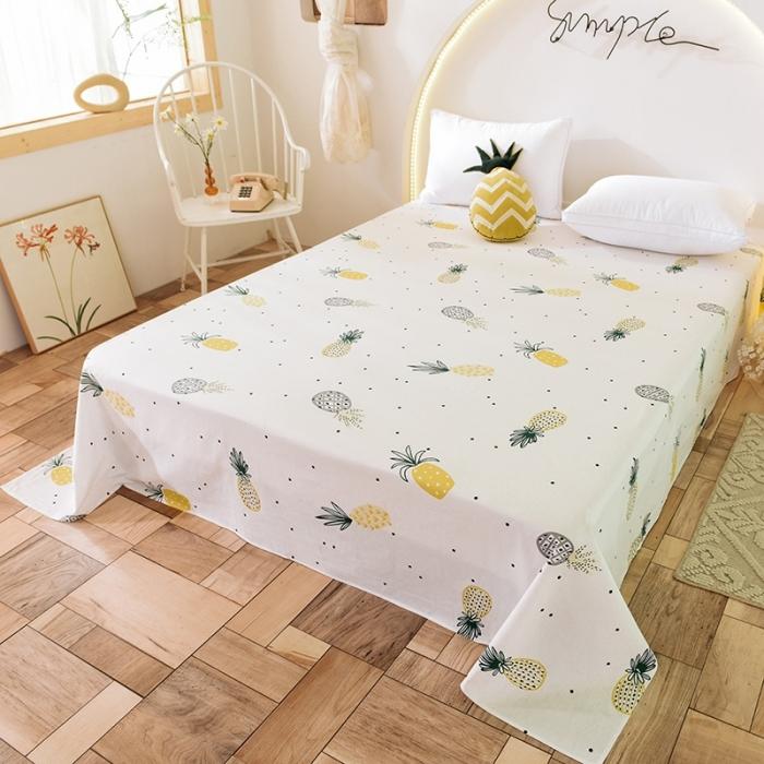 91家纺网 家纺一手货源 找家纺 甜之梦 2025新款13372单品床单 菠萝物语