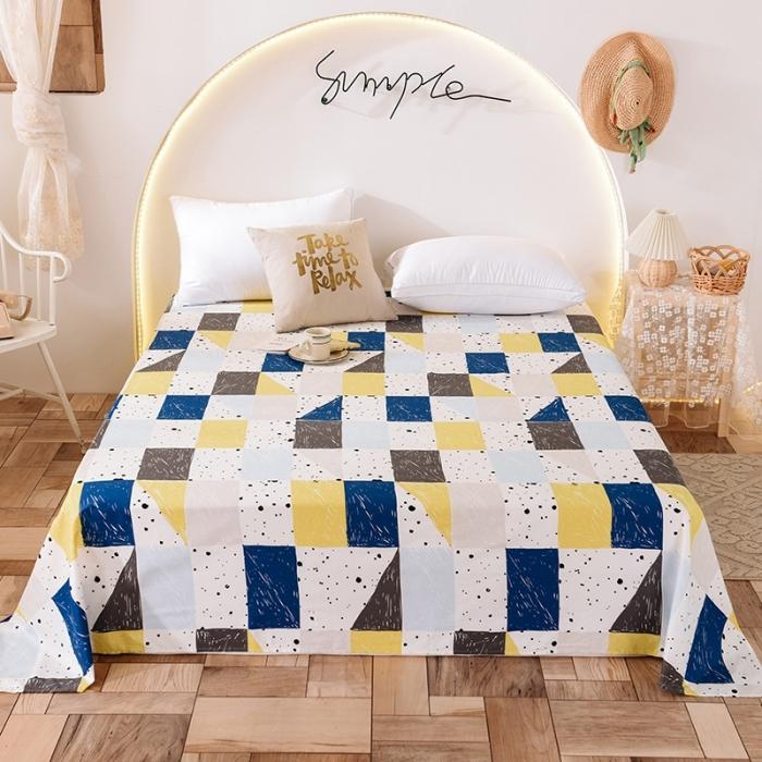 91家纺网 家纺一手货源 找家纺 甜之梦 2025新款13372单品床单 痕迹兰