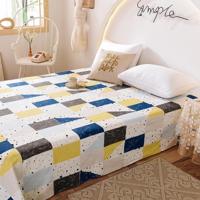 91家纺网 家纺一手货源 找家纺 甜之梦 2025新款13372单品床单 痕迹兰