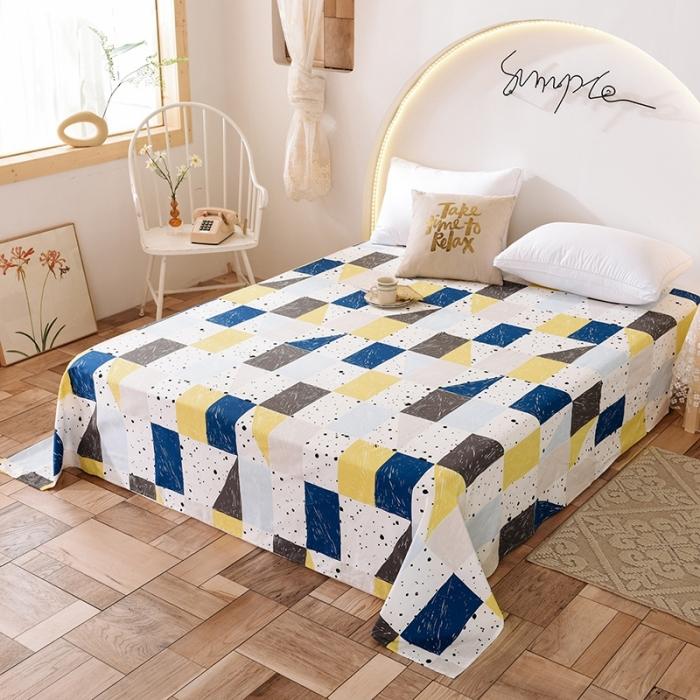 91家纺网 家纺一手货源 找家纺 甜之梦 2025新款13372单品床单 痕迹兰