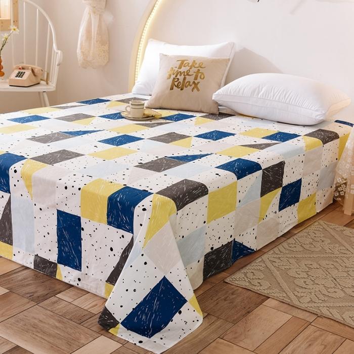 91家纺网 家纺一手货源 找家纺 甜之梦 2025新款13372单品床单 痕迹兰