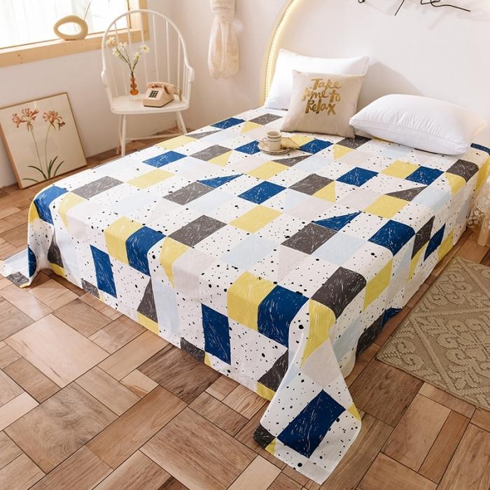 91家纺网 家纺一手货源 找家纺 甜之梦 2025新款13372单品床单 痕迹兰