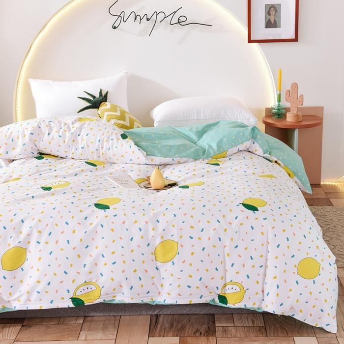 91家纺网 家纺一手货源 找家纺 甜之梦 2025新款13372单品被套 柠檬茶