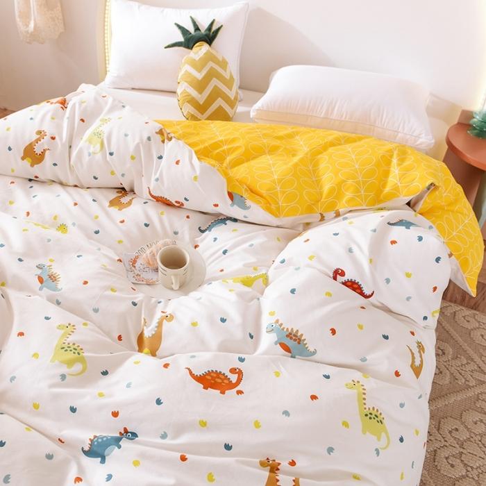 91家纺网 家纺一手货源 找家纺 甜之梦 2025新款13372单品被套 恐龙宝贝